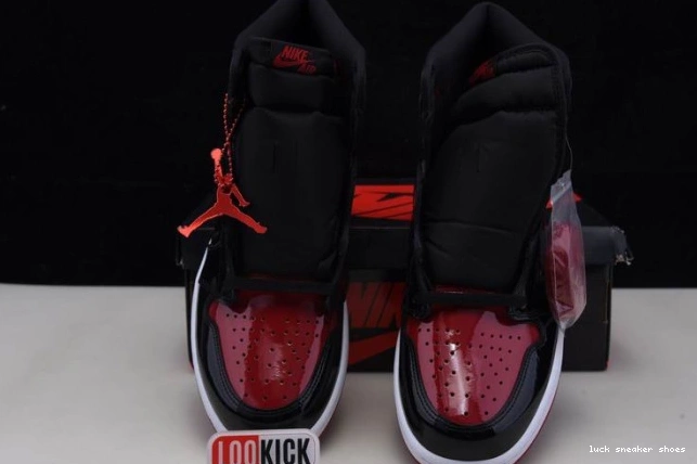 Rep LUCY 1 Patent Bred Jordan High Air OG 555088-063 0707